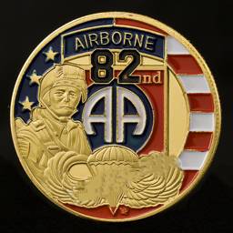 Airborne Division Commemorative Coin Gold Plated Coin Gold Coin Friendship Lucky Exquisite Gift Coin