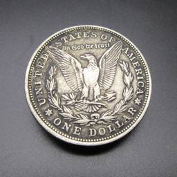 Antique copper coin queen coin